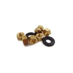 exhaust-manifold-brass-nut-and-bevel-washer-set